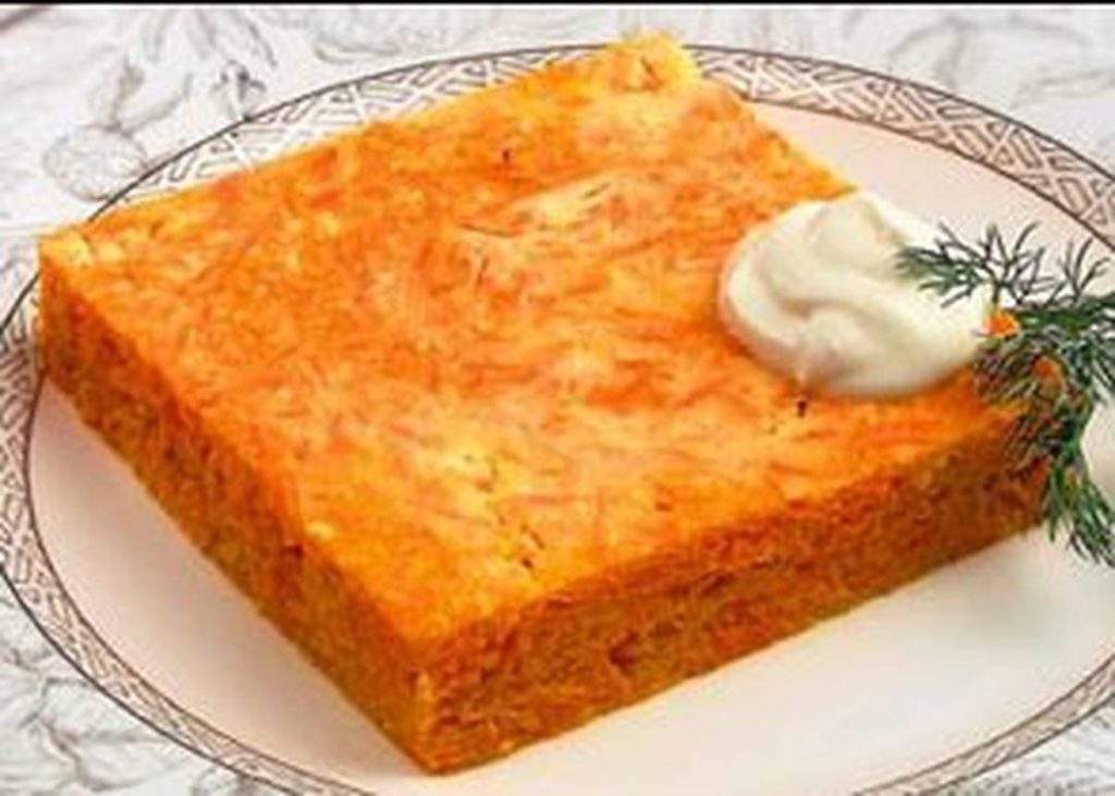 Запеканка морковно-творожная. Блюда из моркови