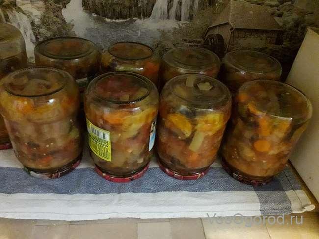 Готовим салат к хранению